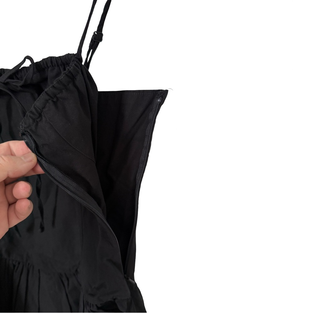 Oak + Fort Black Corset Mini Dress NWT Size M - Picture 7 of 12